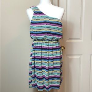 Charming Charlie one shoulder dress